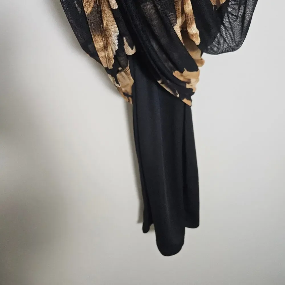 Free Press Sz Medium Shirred Bodycon Dress - Picture 8 of 13